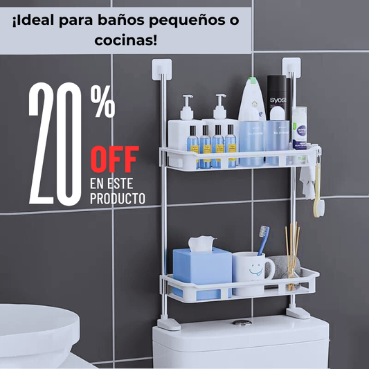 "MaxiOrden: Estante Compacto para Espacios Pequeños"