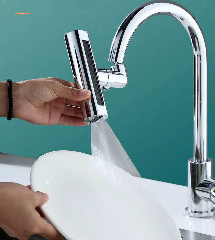 "Grifo 4 en 1¡maximiza el ahorro del agua en cada uso!"