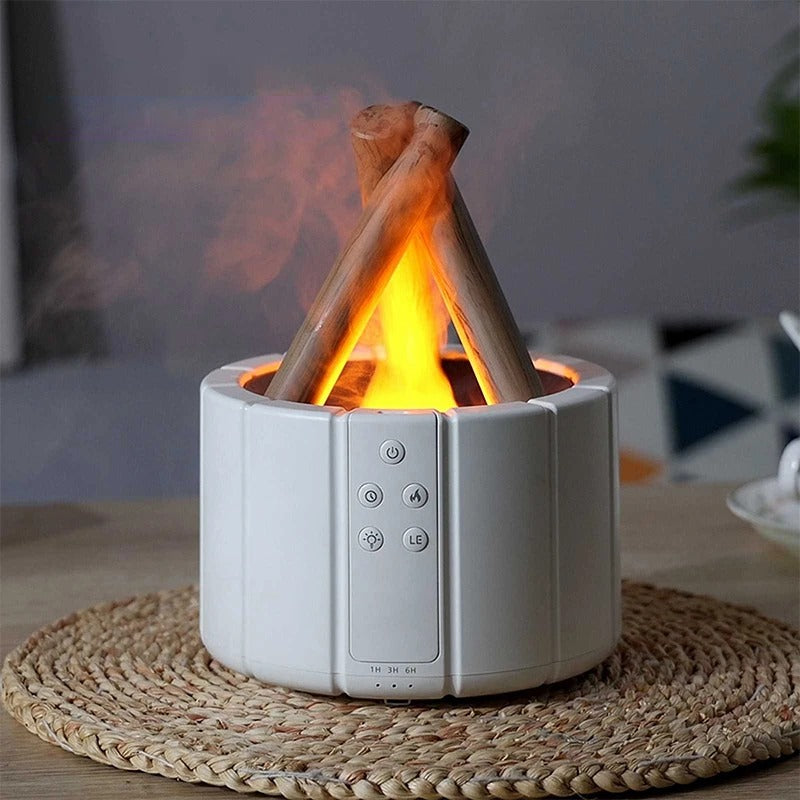 FlameMist: Humidificador & Aromaterapia de Fogata